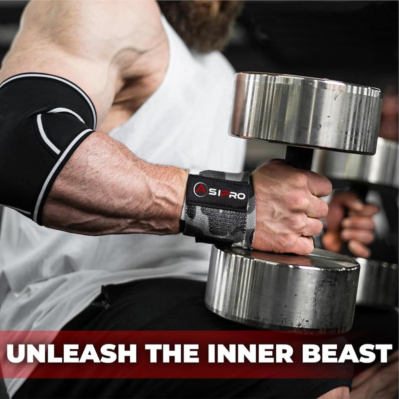 ASIPRO Wrist Wraps for Weightlifting 18" Wrist Straps for Weightlifting Weight Lifting Wrist Wraps for Men & Women, Muñequeras para Gym Wrist Support for Working Out, Gym Wrist Wraps for Powerlifting - Image 3